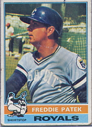 1976 Topps Baseball Cards      167     Freddie Patek